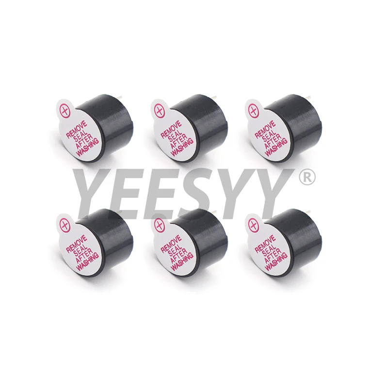 10Pcs 12V 3V 5V Active Buzzer 12095 Piezo Magnetic Long Continous Beep Tone Alarm Ringer 12085 Passive 16R Fit For Computers