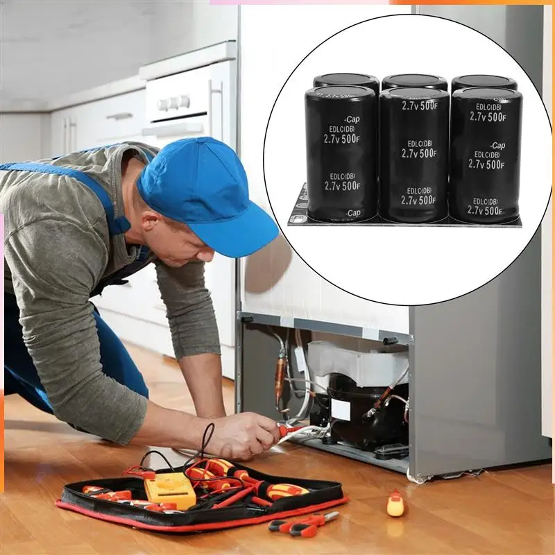 A92Z Farad Capacitor 2.7V 500F With Protective Plate Capacitors