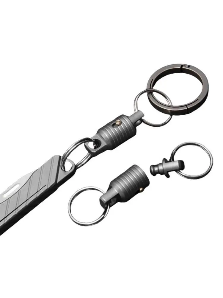 

652F Keychain Holder Lightweight And Rustproof For Secure Management 1 Pair