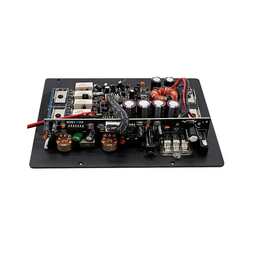 1200W 12V Car Power Amplifier Aluminum Alloy Subwoofer Audio Board Mounted Music Player Module Playing Accessory