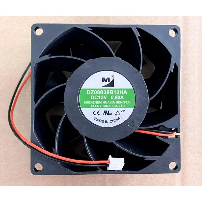 S+    New 8038 12V 0.90A 10.8W 6200RPM 2-pin cooling fan