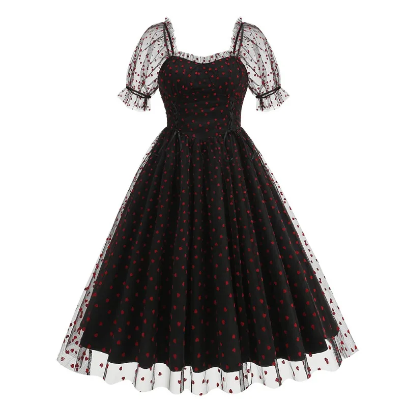 Cross border European and American women's dresses, Valentine's Day dresses, princess dresses, retro elegant dresses