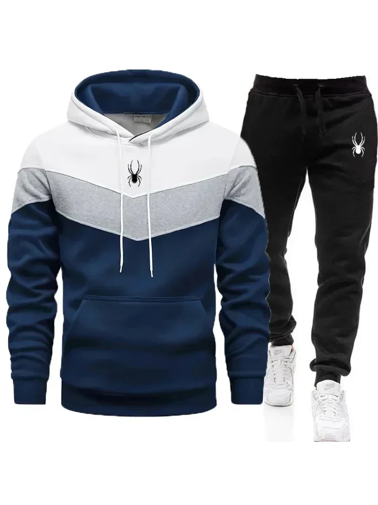 Men's Clothing Casual Sweatshirt Suit Sweatshirts for Men Daily Tricolor Hoodies Hot High Quality 2024 Sports Tracksuit Jogging