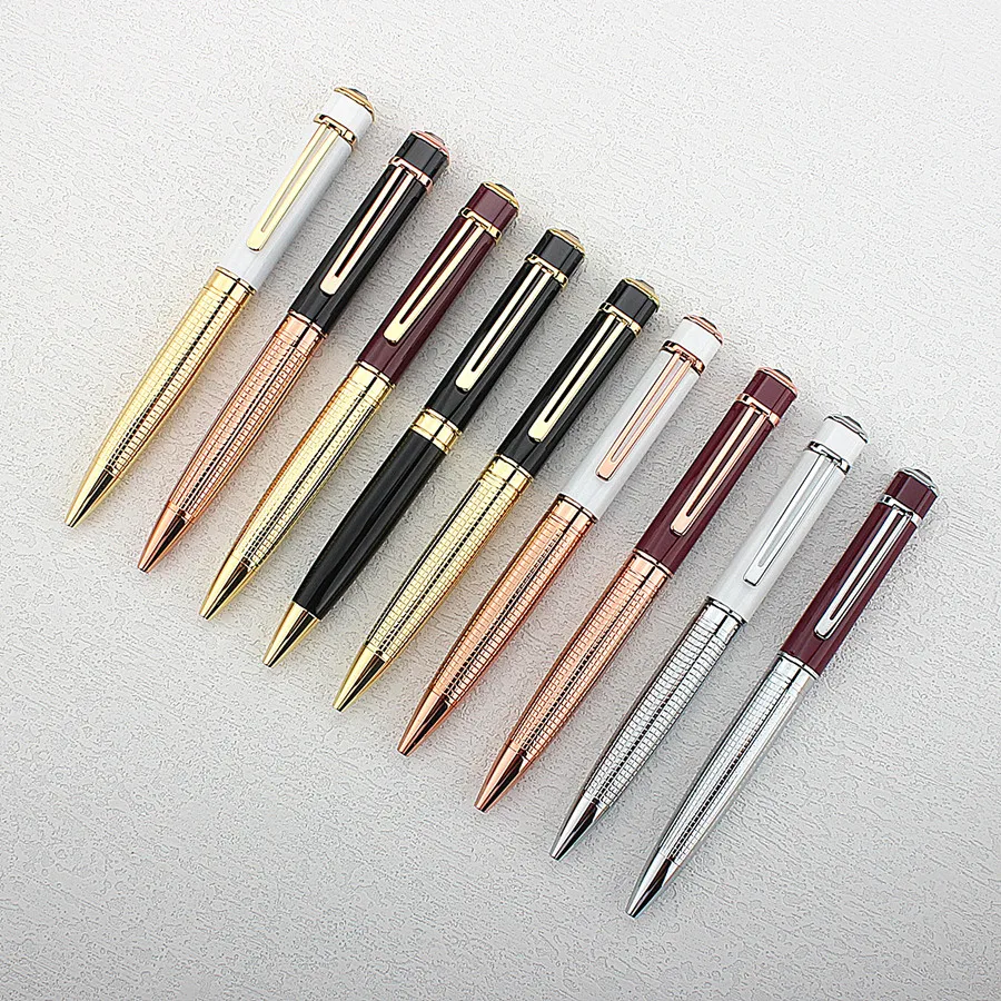 Metal Diamonds Cap Ball Point Pen School Supplies Pens Student for Ballpoint Pen Stationery Supplies Elegant Signature Pen