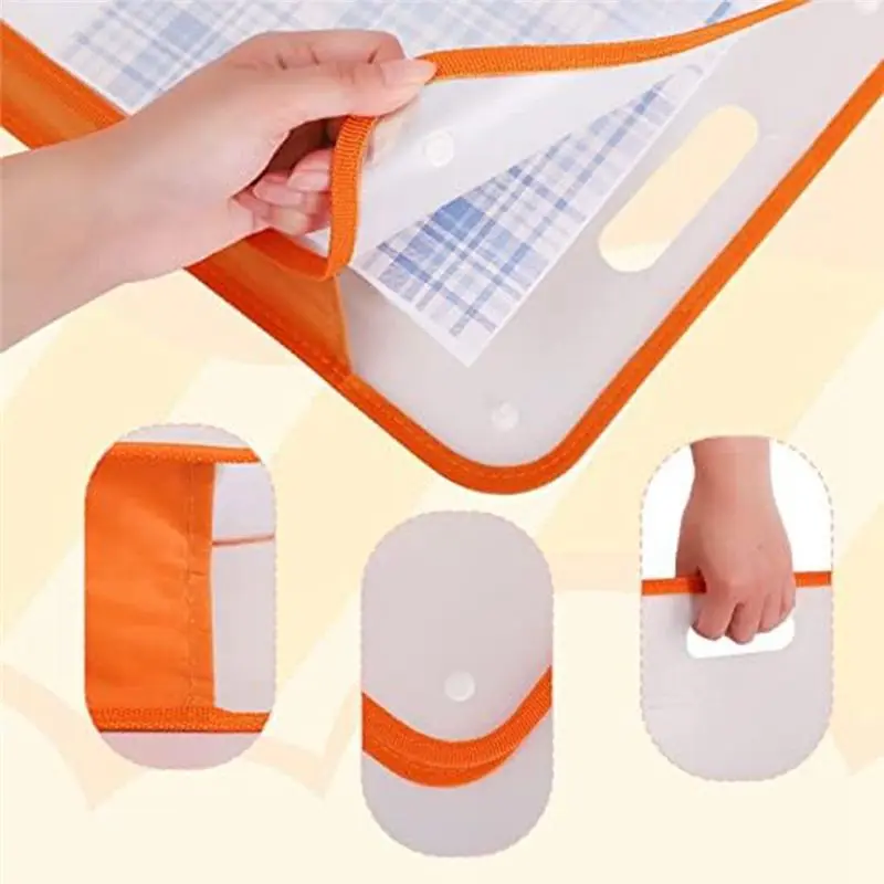 ABFW 4Pcs 15.8 x 13 x 3 Inches Scrapbook Paper Storage Organizer Box, Expandable Paper Folio12 x 12 Sheets,for Cardstock