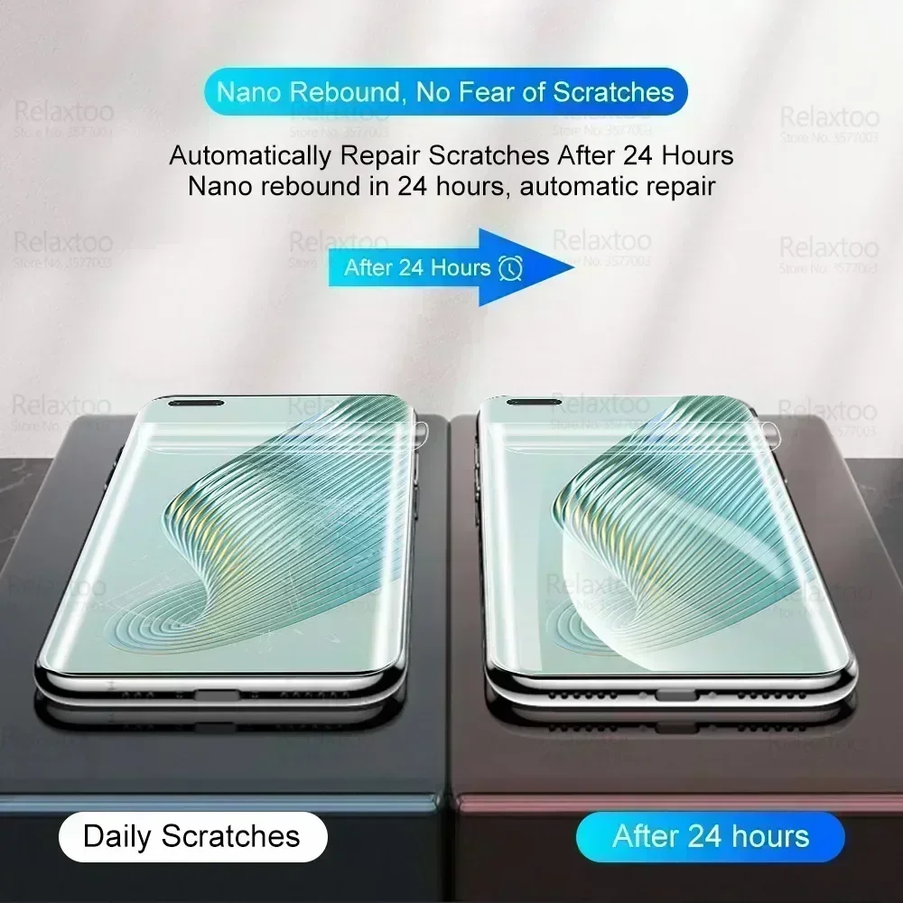 واقي الشاشة الأمامي والخلفي لـ Honor Magic5 Pro ، 3in 1 ، زجاج الكاميرا ، غشاء هيدروجيل ، أفلام لينة ، Xonor Magic 5 Pro ، 5 Pro ،