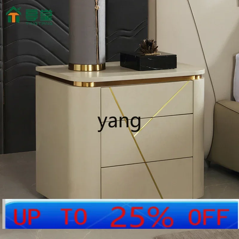 

Левая прикроватная тумбочка, креативная роскошная прикроватная тумбочка для спальни из нержавеющей стали с краской