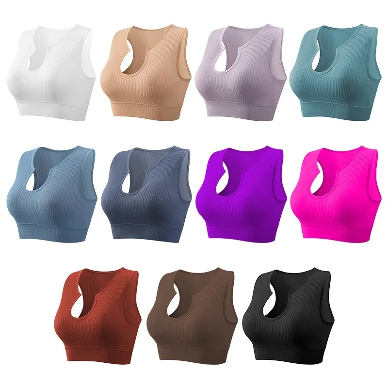 Sports For Women, Shock-Absorbing Running, Anti Sagging, Beautiful Back, Gathered Vest, Thin And Sexy Yoga Bra Without Steel