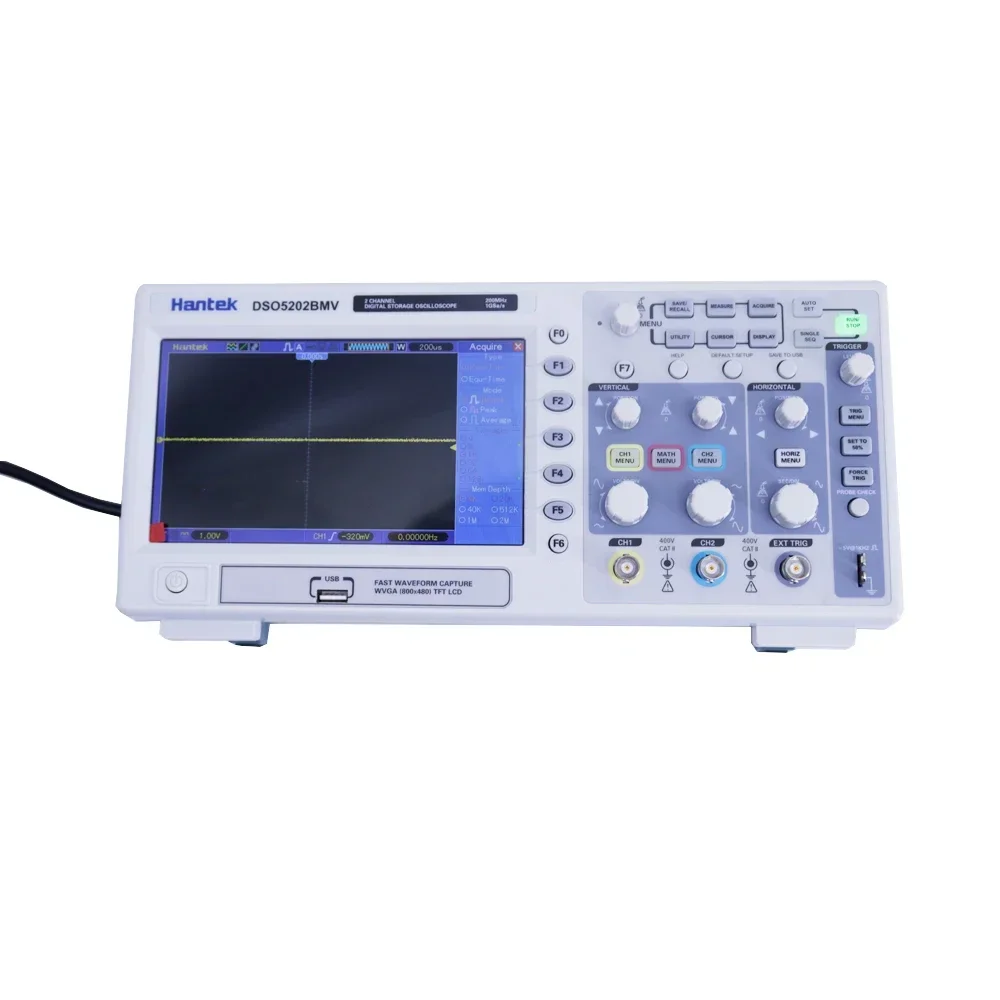 Hantek DSO5202BMV Digital Storage Oscilloscope 200MHz bandwidths 1GSa/s Real Time sample rate