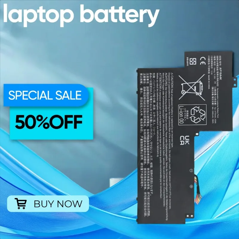 

11.25V 3770mAh Laptop Battery AP16A4K For ACER SF113-31 N16Q9 N17P2 SF113-31-C3SH C569 C4T6 C07T C5ZH