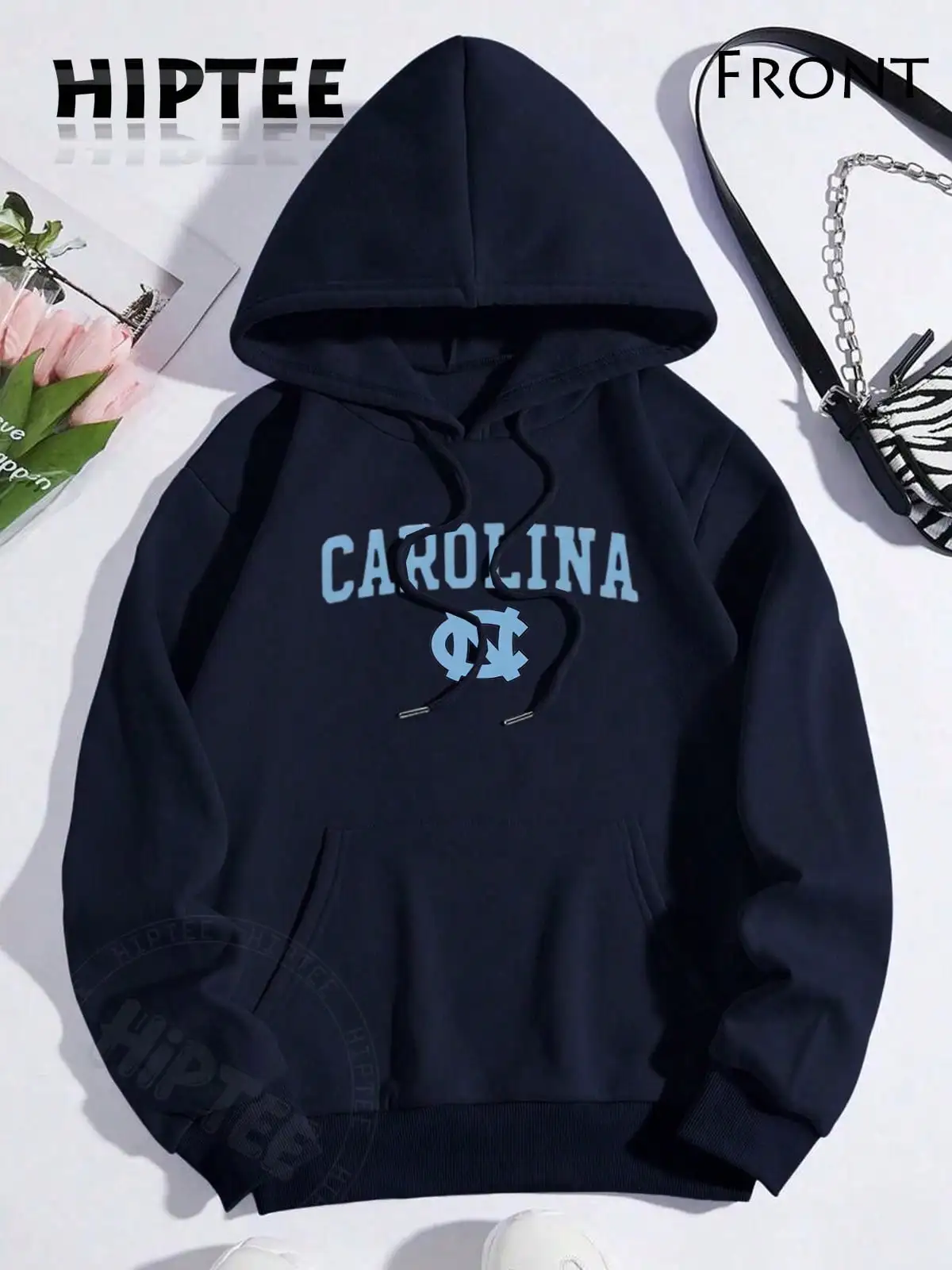 

Темно-синяя толстовка из смесового хлопка с принтом логотипа в виде арки, свободного кроя, с длинными рукавами, для осени и зимы