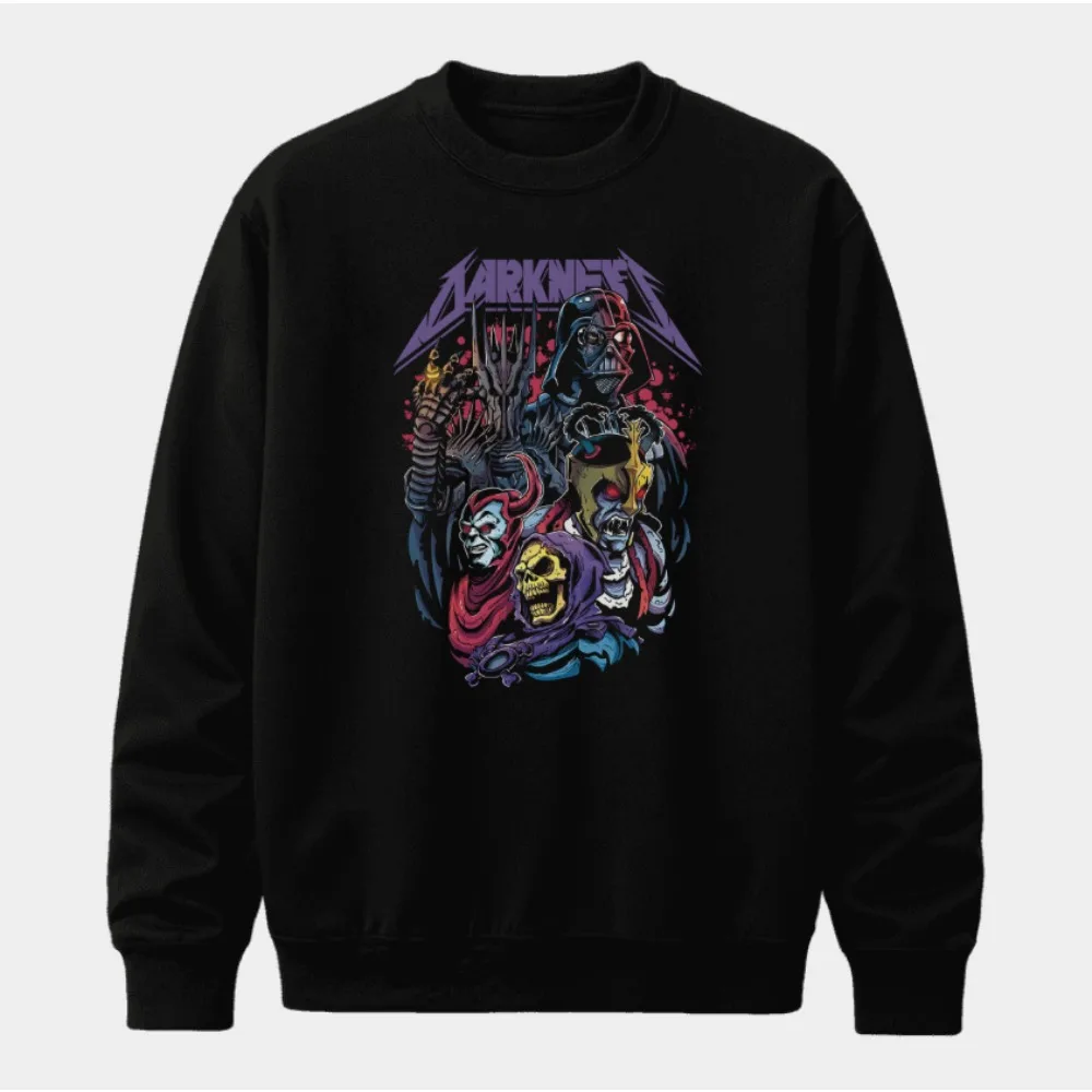 The American Star Wars Printed Round-neck Men's and Women's Sweatshirt Is A Loose and Comfortable Autumn Cotton Sportswear