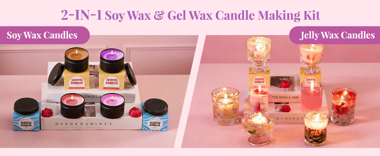 2-IN-1 candle making kit