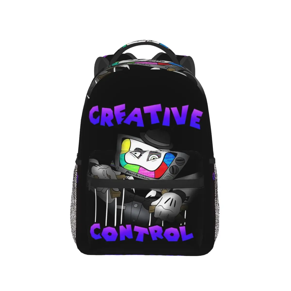 

Creative Control (Mr. Puzzles) (Transparent Version) Backpack Hot Sale Daypack Large Capacity BookBag School Bag Shoulder Bags