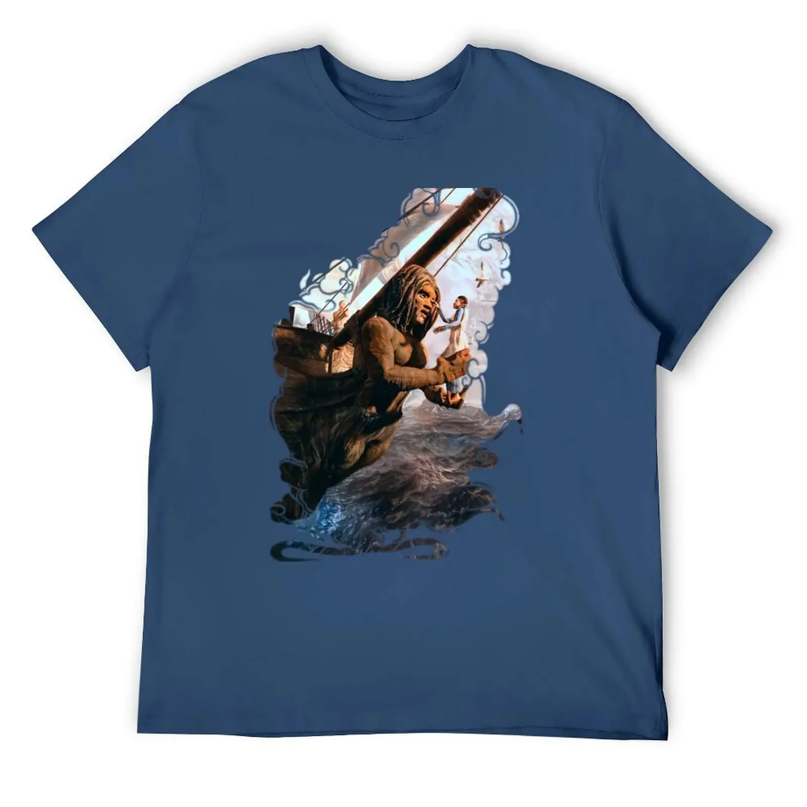 

Sculptor giving back sight to a living ship figurehead 2 T-Shirt sports fans Blouse luxury t-shirt fitted t shirts for men