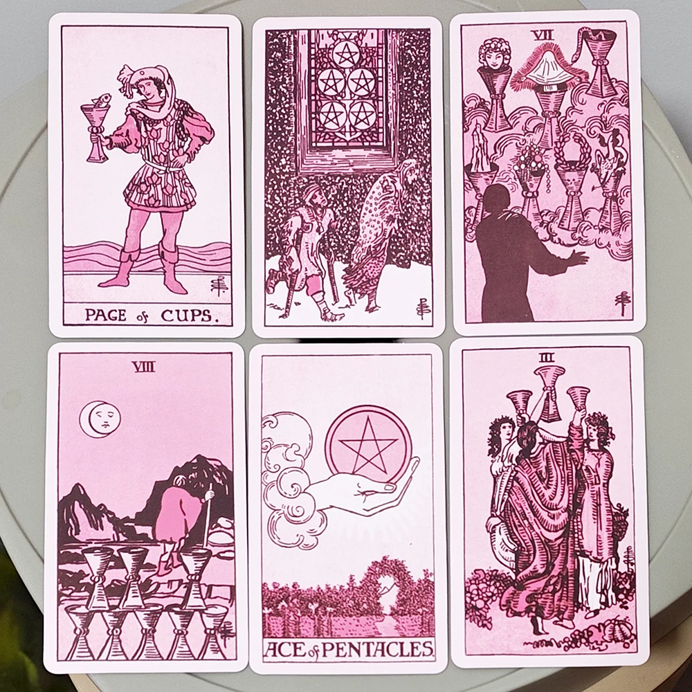 Baralho de Tarot Rose Rider em - Tarot Cards Deck With Guidebook avaliação e preço