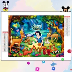 Disney Diamond Painting Mickey Mouse Full Round Square Diamond Mosaic Cartoon Craft Kit Home Decor Gift