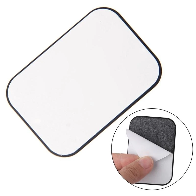 

4pcs Замена металлическая прямоугольная магнитная наклейка для магнитной пластины для держателя для крепления телефона Лучшая