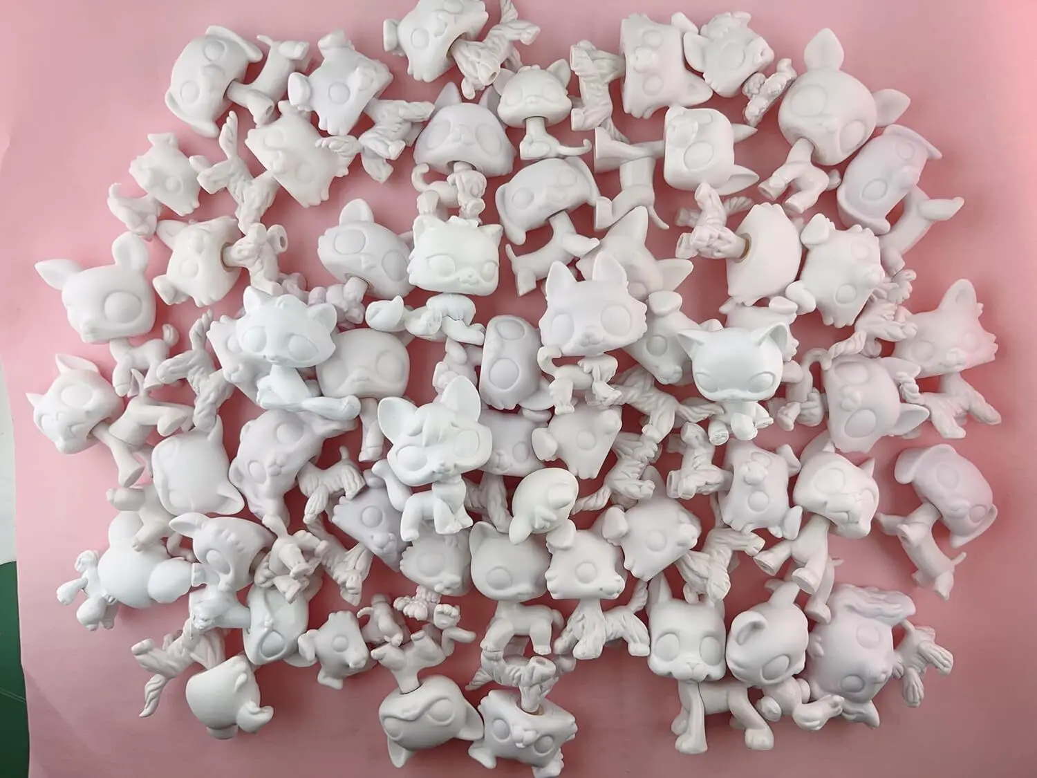 

Custom White Bases Random 6pcs ooak White Molds for DIY Your Own Pet