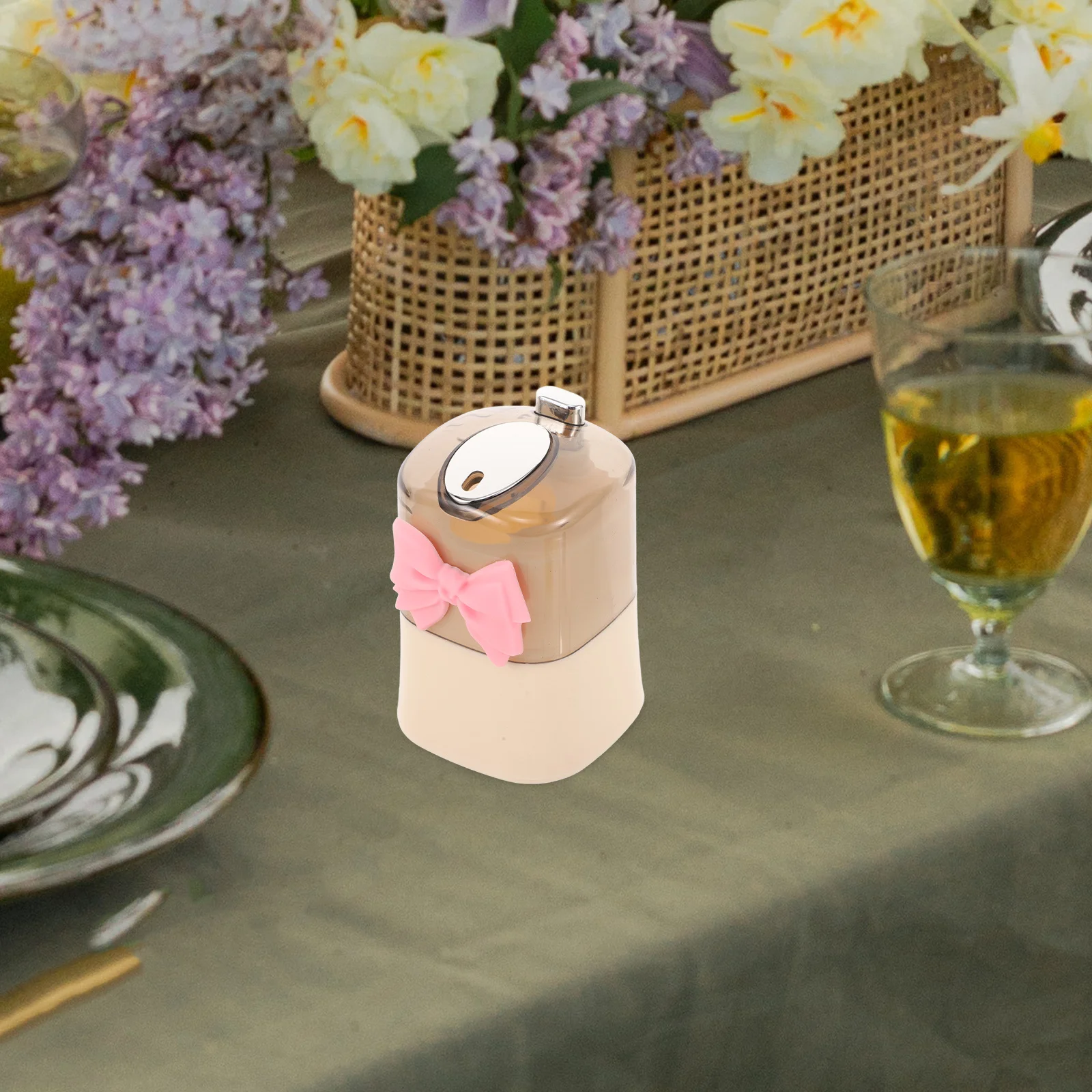 

1Set Creative Automatic Popup Toothpick Dispenser Stylish Toothpick Holder Organizer for Dining Table Home Office Restaurant