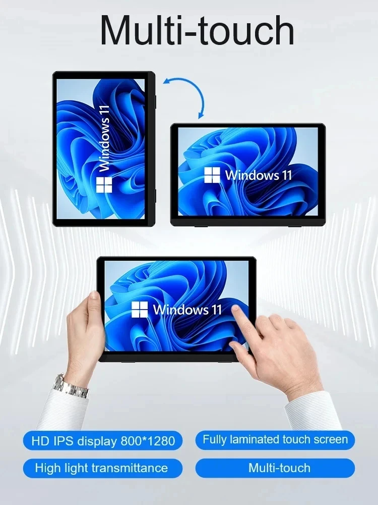 SZBOX 7 بوصة كمبيوتر صغير محمول Intel Twin Lake N150 شاشة تعمل باللمس اللوحي Windows 11 16GB DDR5 WiFi6 BT 5.2 كمبيوتر الجيب المكتبي #5