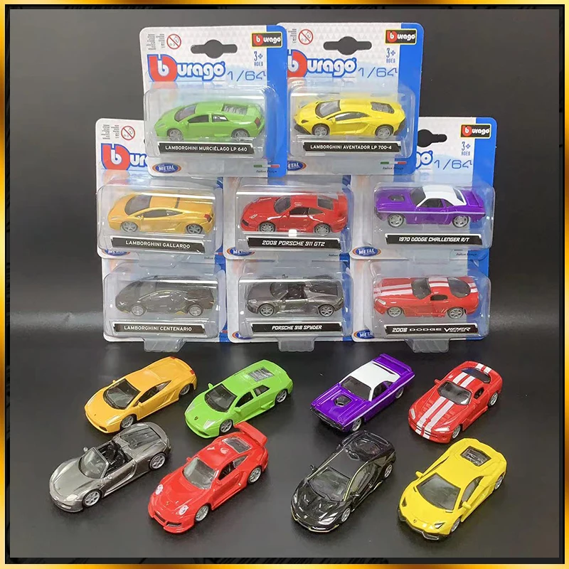 

Оригинальная модель автомобиля из сплава Bburago 1:64, BMW Porsche 911, Mustang GT, украшение для гольфа Volkswagen, модель автомобиля на заказ, подарок на день рождения