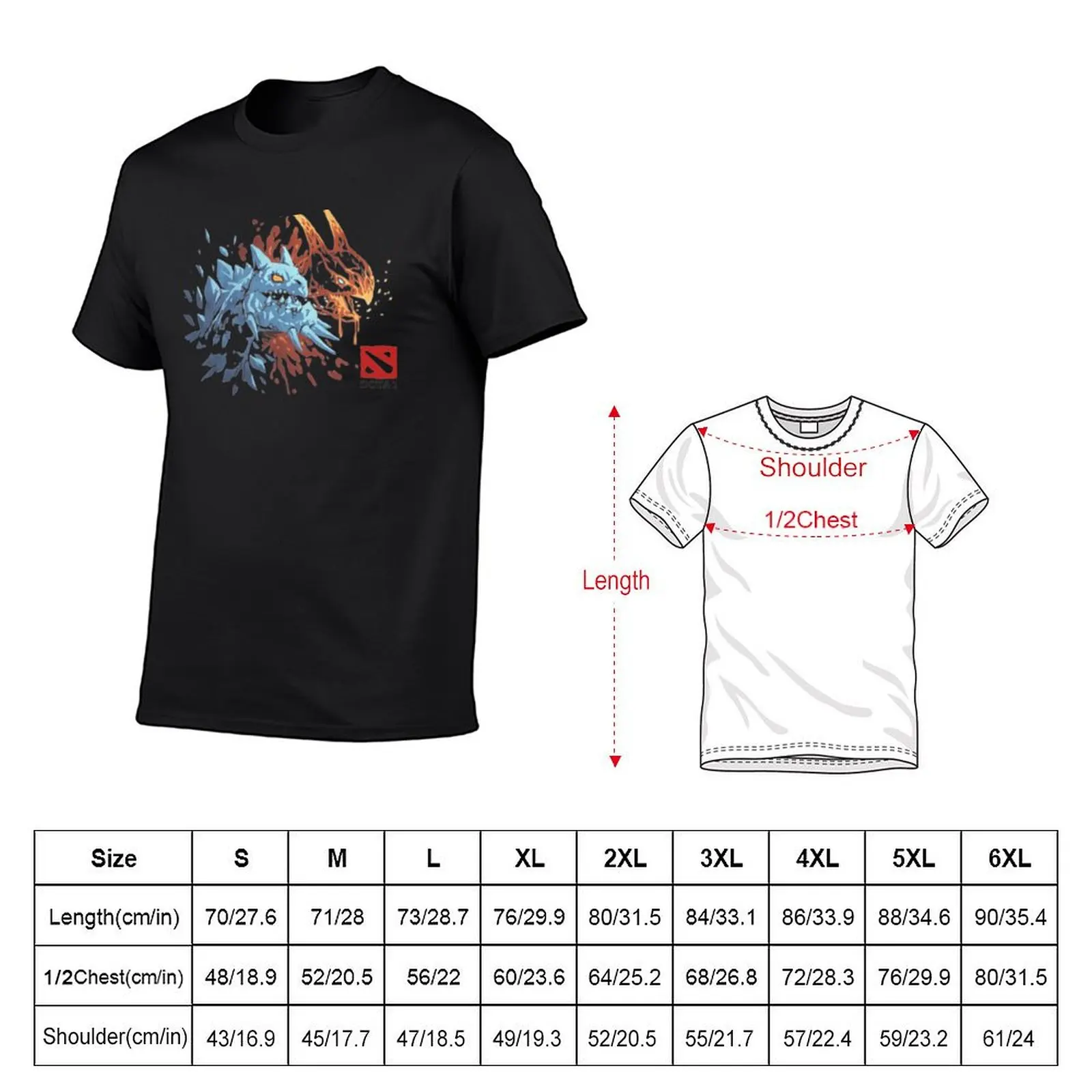 Dota 2 Jakiro T-Shirt summer tops sports fans cute tops Short sleeve tee mens graphic t-shirts hip hop