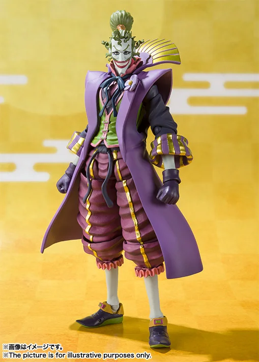 Bandai Original SHFiguarts Batman Ninja The Joker Demon King of The Sixth Heaven Action Figures Model Toys Figura