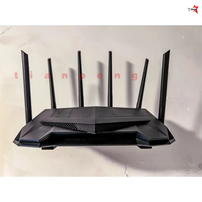 WYORESY For Asus AX5400 Network Gear Wall Mount Tray Stable Anti Slip Storage WiFi Modem Organizer Equipment Holder Base