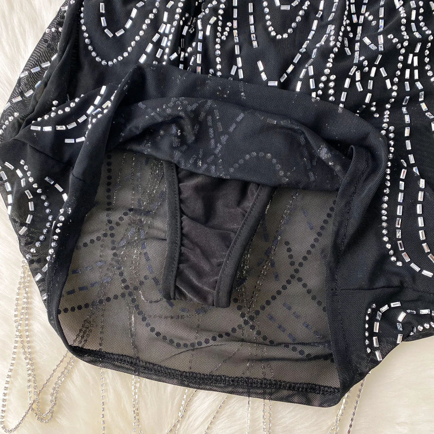 Elegante catena sexy con nappe Fata Abito casual a trapezio Vestido Abito estivo a tubino Vacanza Donna Boho Vestito estivo