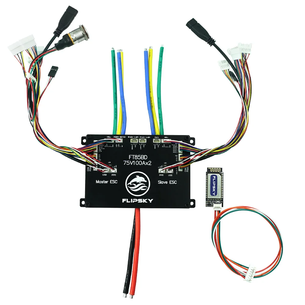 FLIPSKY FT85BD ESC met aluminium behuizing NON-VESC voor elektrisch skateboard / scooter / ebike snelheidsregelaar / elektrische motorfiets