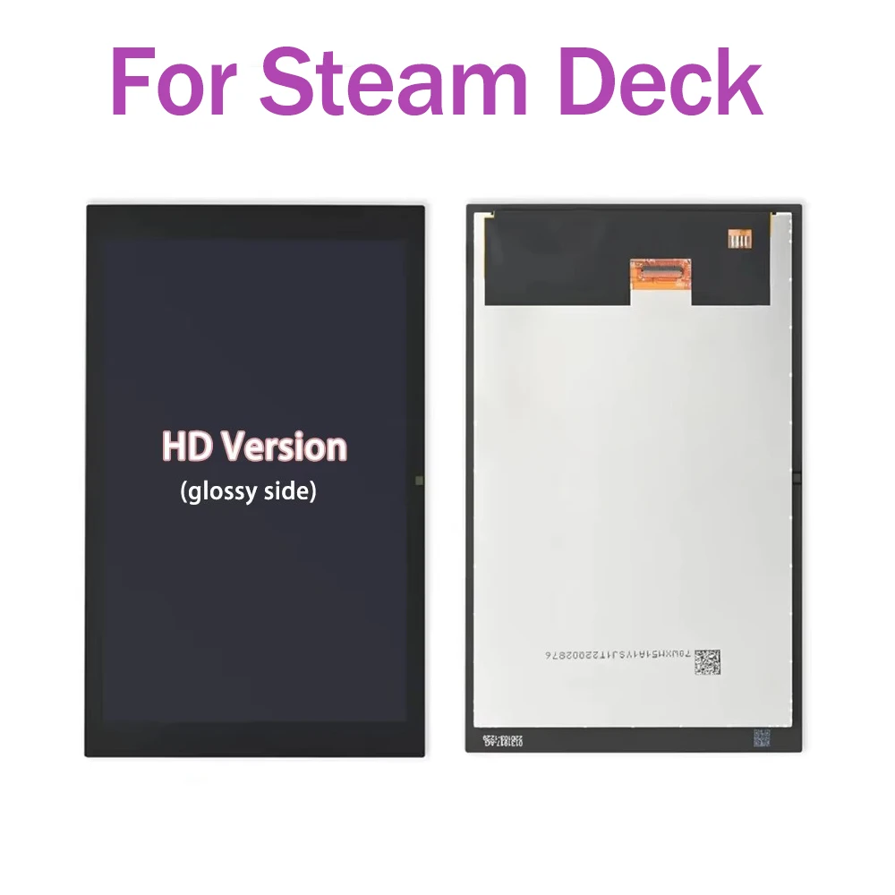 7'' For Steam Deck LCD Screen HD LCD Screen Assembly For Steam Deck 2022 64GB 128GB 256GB Game Console Display