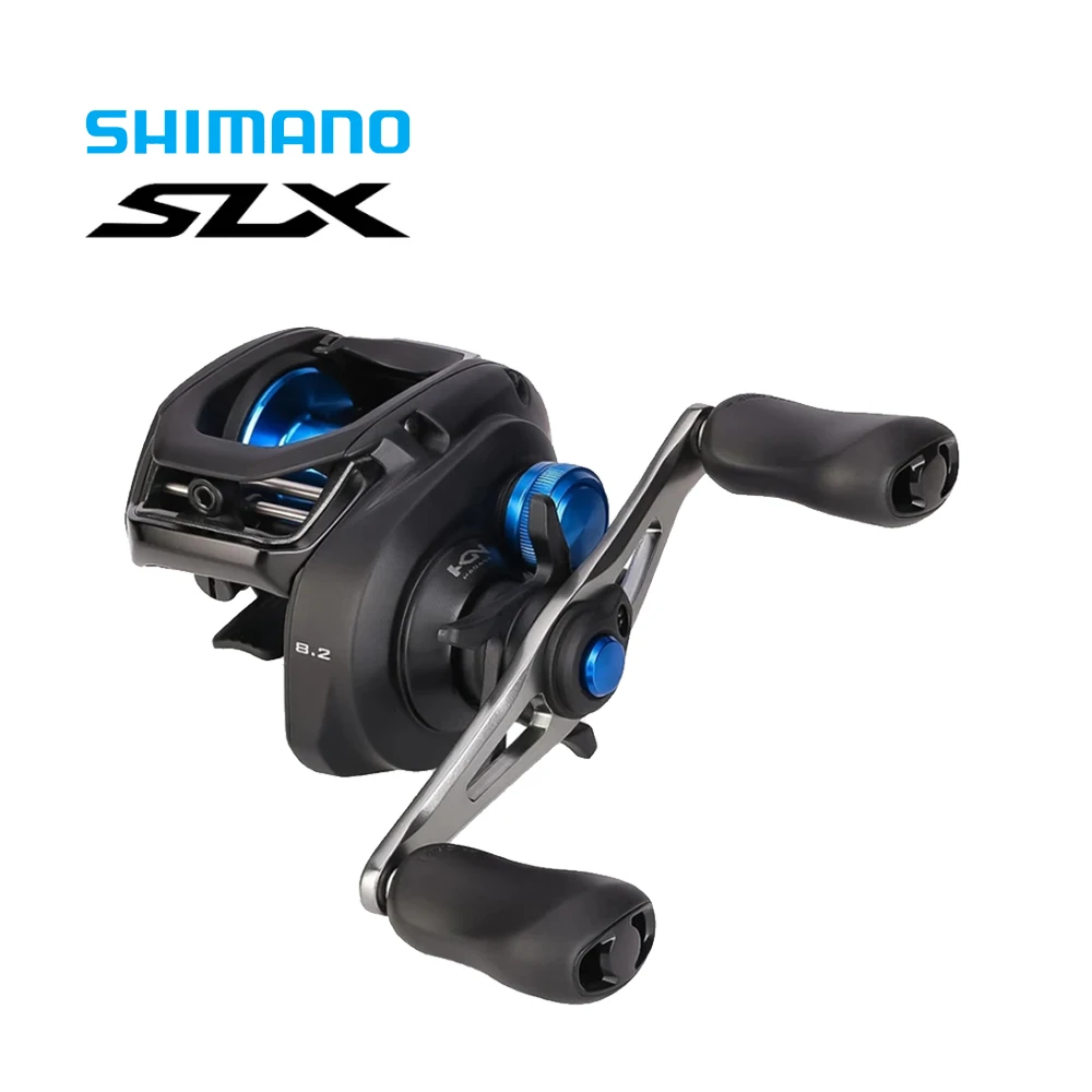 SHIMANO Original 2023 SLX Baitcasting Fishing Reel Gear Ratio 6.3-8.2:1 Max Drag 5-5.5kg 3+1BB Hagane Body S3D Spool VBS System