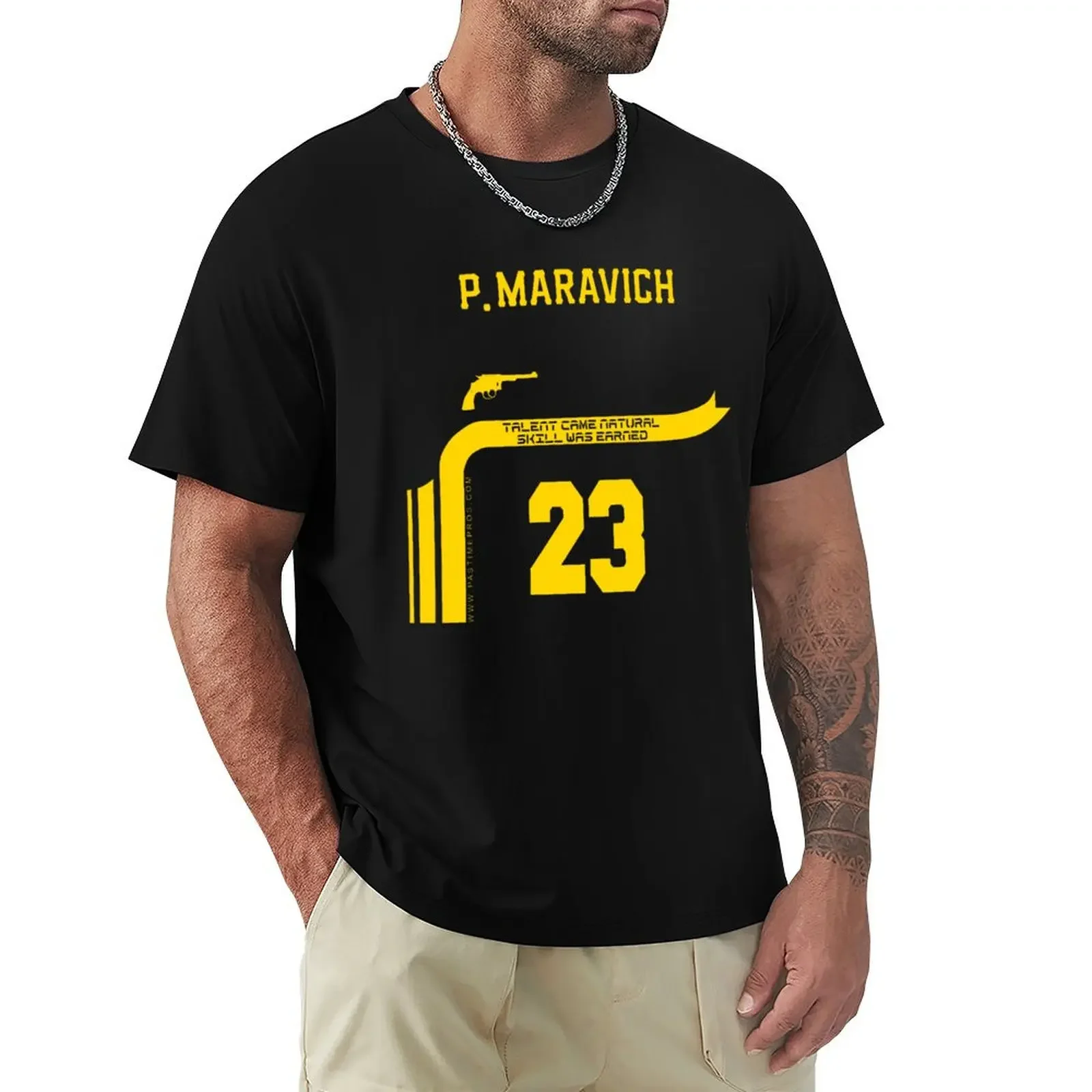 Pistol Pete Maravich LSU Days Beneficial Work Baseball Sport Loves Strong T-Shirt graphics funnys mens clothing