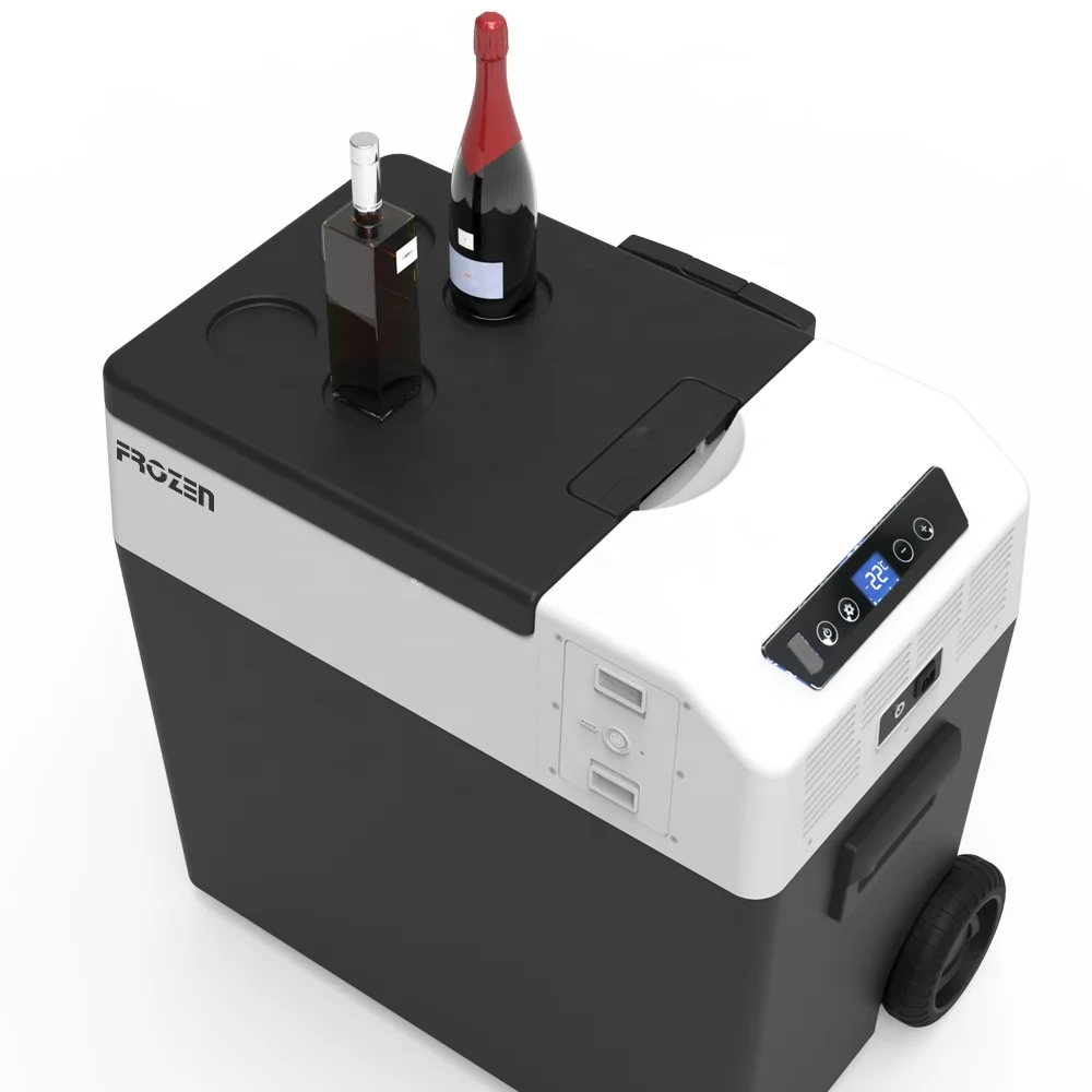 

50L Outdoor Mini Fridge 12v Portable Freezer with Build-in Battery