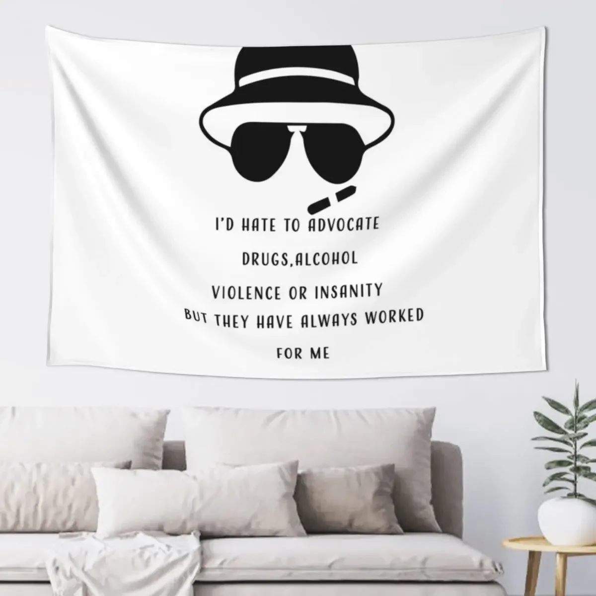 

Hunter S Thompson Tapestry Decorative Wall Mural Living Room Decoration Decoration Home Tapestry