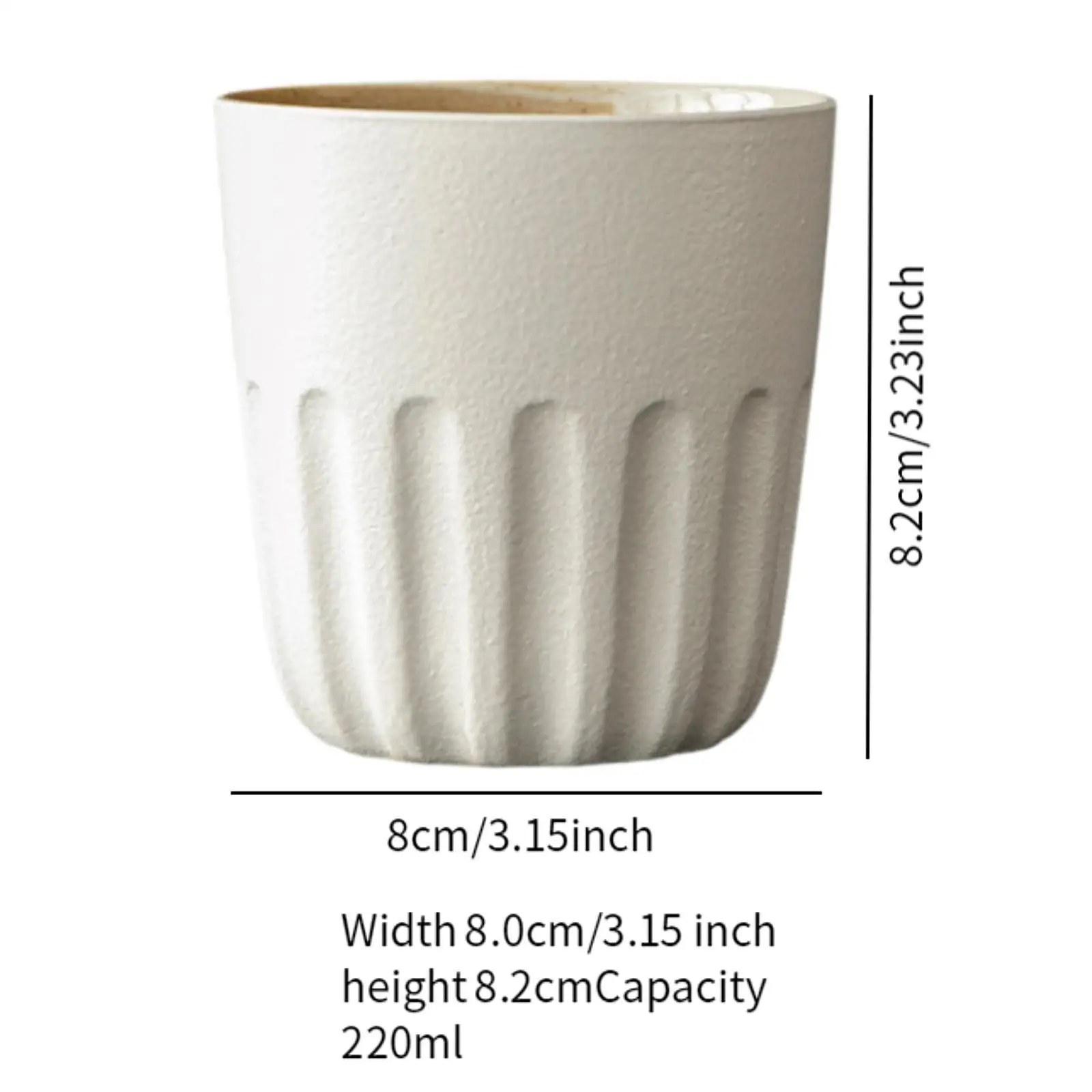 Coffee Mug Japanese Coffee Cup Birthday Gift Versatile Tea Cup Portable Latte Cup for Office Commercial Restaurants Dorm Shop