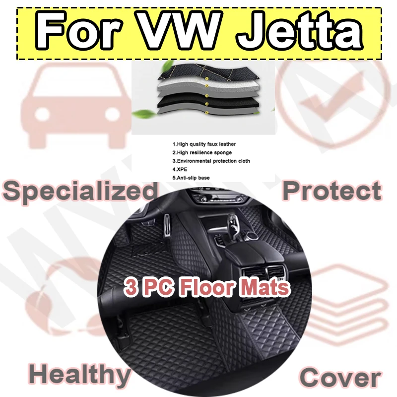 

Роскошные автомобильные коврики для VW VW Jetta Bora A4 1999 ~ 2004 Ковер Коврик Авто Внутренние детали Pad Роскошный кожаный коврик Автомобильные аксессуары