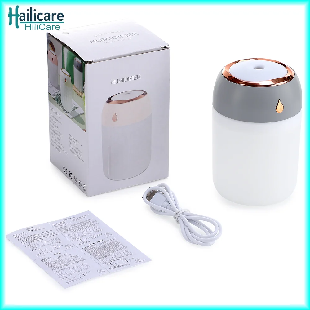 

Portable Air Humidifier 7 Night Lights Mini Air Atomizer USB Personal Desktop Humidifier for Car Office Mute Mist Maker Diffuser