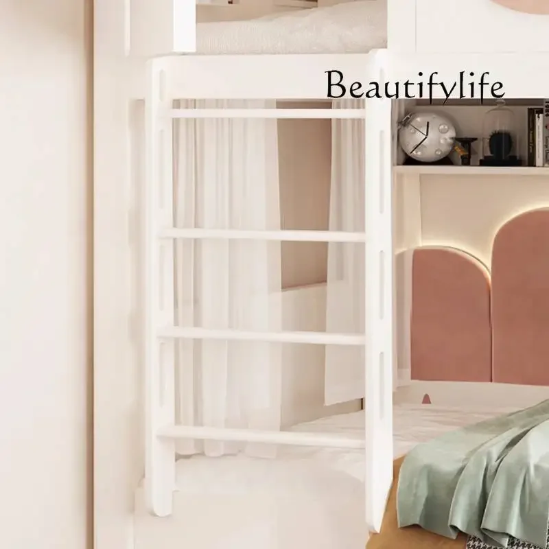 قضبان حماية مخصصة للفتيات الصغيرات سرير أطفال على الطراز الحديث Camas Infantiles Home Luxuce Nordic Loft سرير أطفال Decker #6