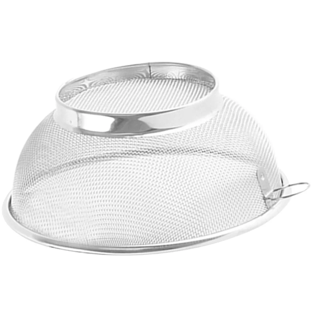 

Stainless Steel Rice Basket Washer Strainer Bowl Fine Mesh Sieve Drainer Strainers for Kitchen Fruit