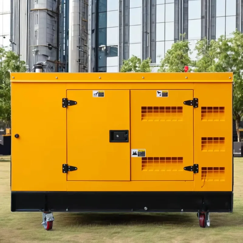 Portable Diesel Generator Set Open Frame Generator Set Electric Start Weatherproof Design Outdoor Power Solution Customized