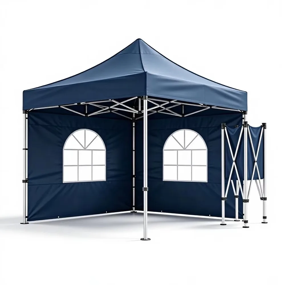 Custom Logo Trade Show Tent 3x3 10x10 Waterproof Pop up Canopy Aluminum Frame Outdoor Event Advertising Exhibition