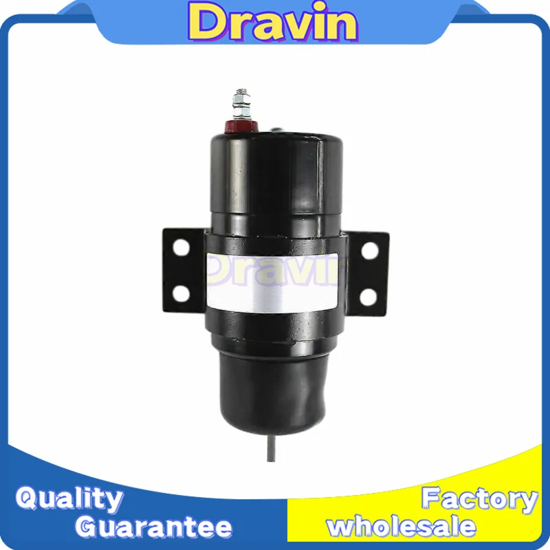 New Fuel Shutdown Solenoid Cut Off Solenoid for KATO Excavator HD800 HD900 HD250 HD450 12V 053400-7100 24V 053400-73500