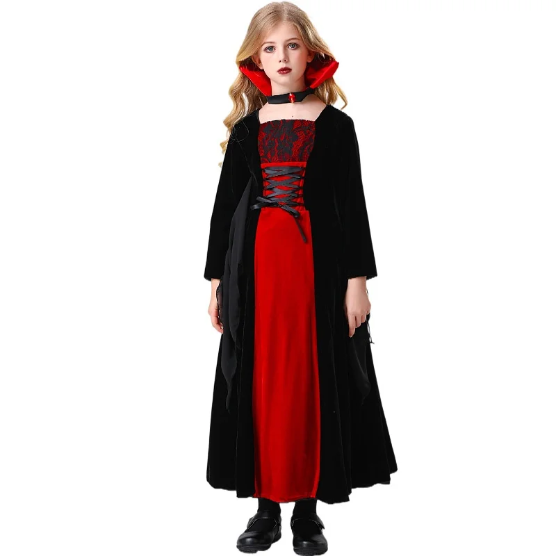 Disfraz de Princesa sa para Niños, loween 2025, Disfraz de Dlo para Cosplay, Accesorios de Escenario, Ropa Infan...