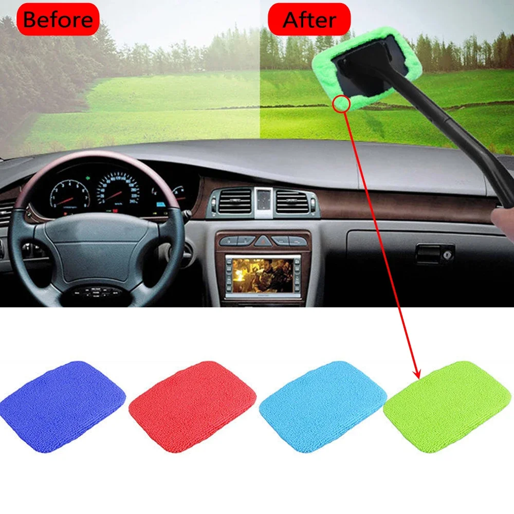 

1X Universal Car Windshield Dust Removal Clean Brush Mat Glass Wiper Microfiber Washing Towel Cleaning Care Car Wash Accessories