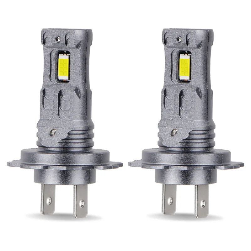

H7 car lights LED in-line bulbs modified white light 6000K car H3 headlights H4 far and near integrated H1 headlights