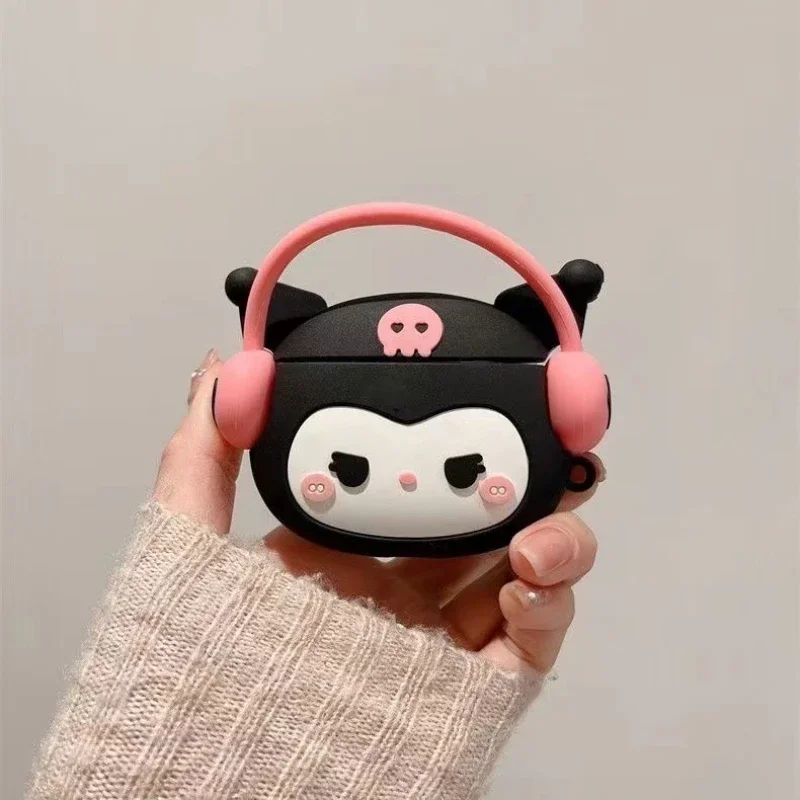 Cute Cartoon Sanrio 3D Kuromi Melody Earphone Protective Case for AirPods 1 2 3 4 Pro and Pro2 Convenient To Carry