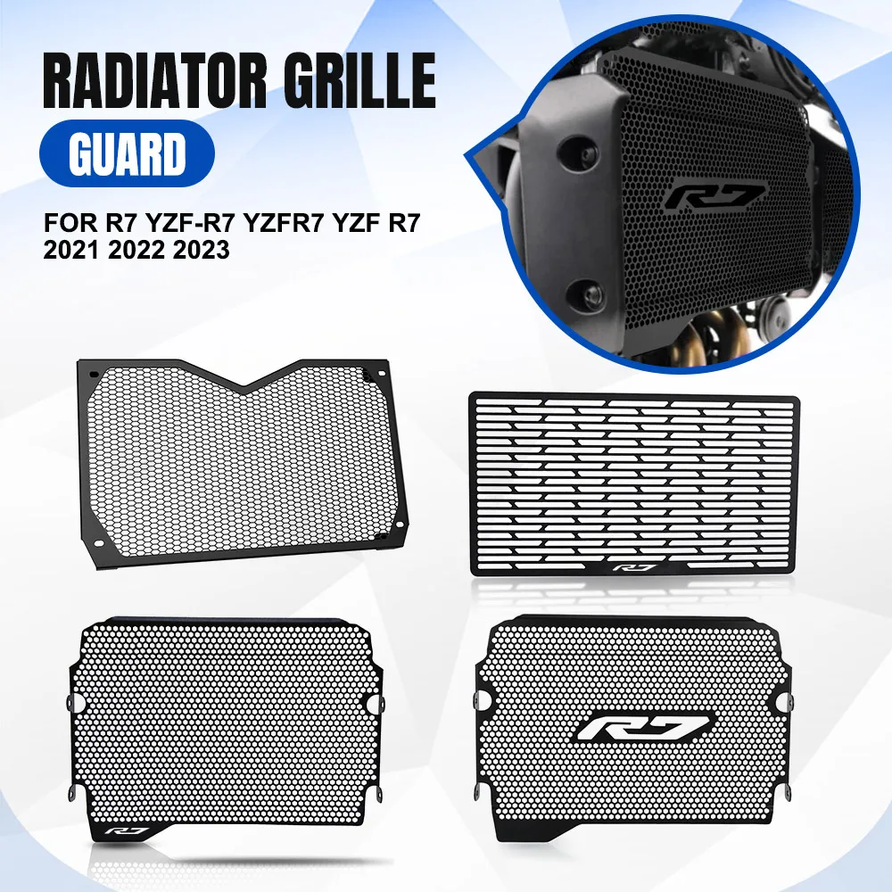 

Radiator Guard For Yamaha R7 YZF-R7 YZFR7 YZF R7 2021 2022 2023 Motorcycle Radiator Grille Oil Cooler Guard Protector Cover
