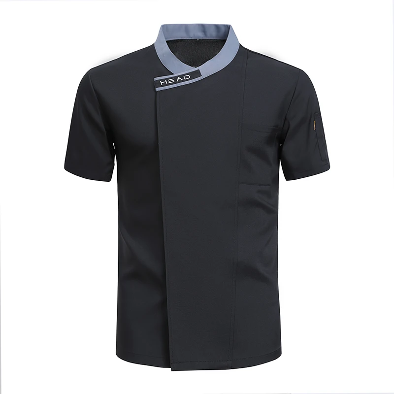 Camicia da cuoco professionale uomo cuoco uniforme giacca da cucina grembiule ristorante abbigliamento da lavoro Hotel abbigliamento da lavoro panetteria cameriere Unisex